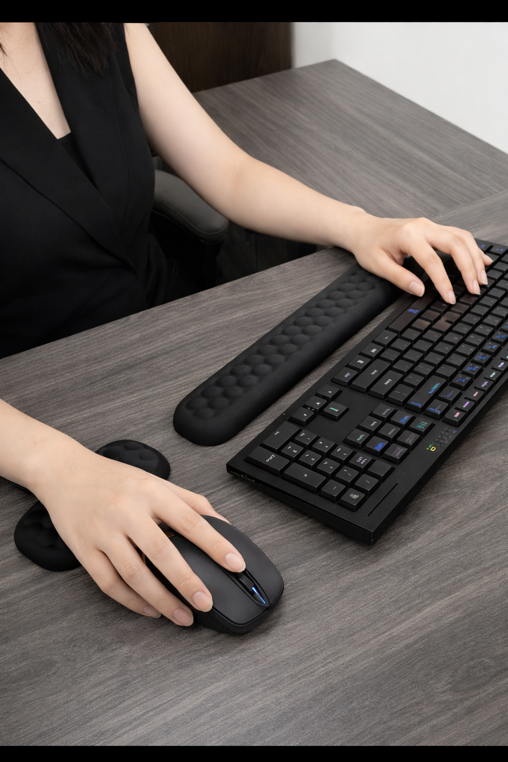 ErgoRest - Memory Foam Wrist Support for Keyboard & Mouse