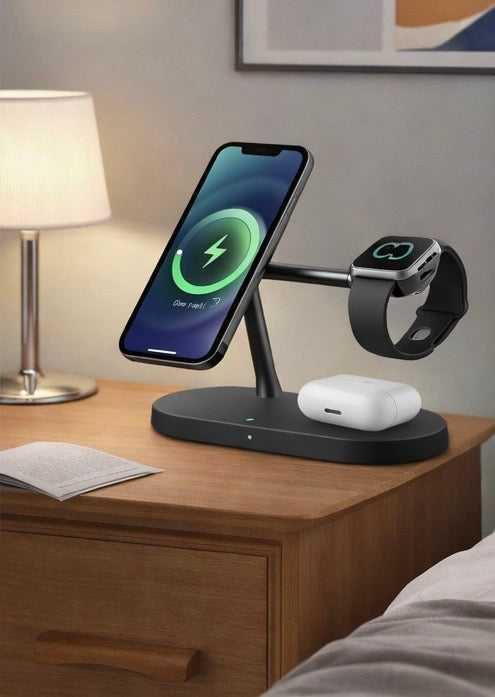 PowerDock 3-in-1 Wireless Charger
