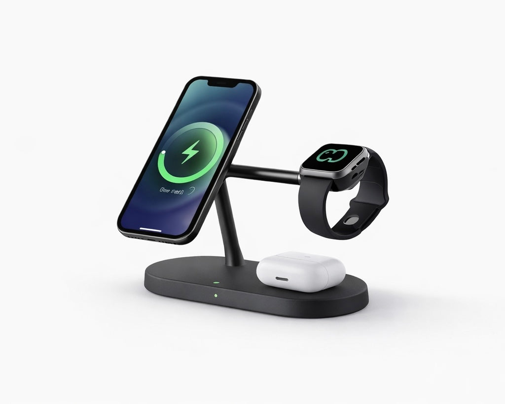 PowerDock 3-in-1 Wireless Charger