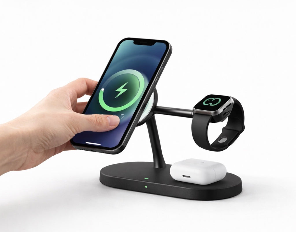 PowerDock 3-in-1 Wireless Charger
